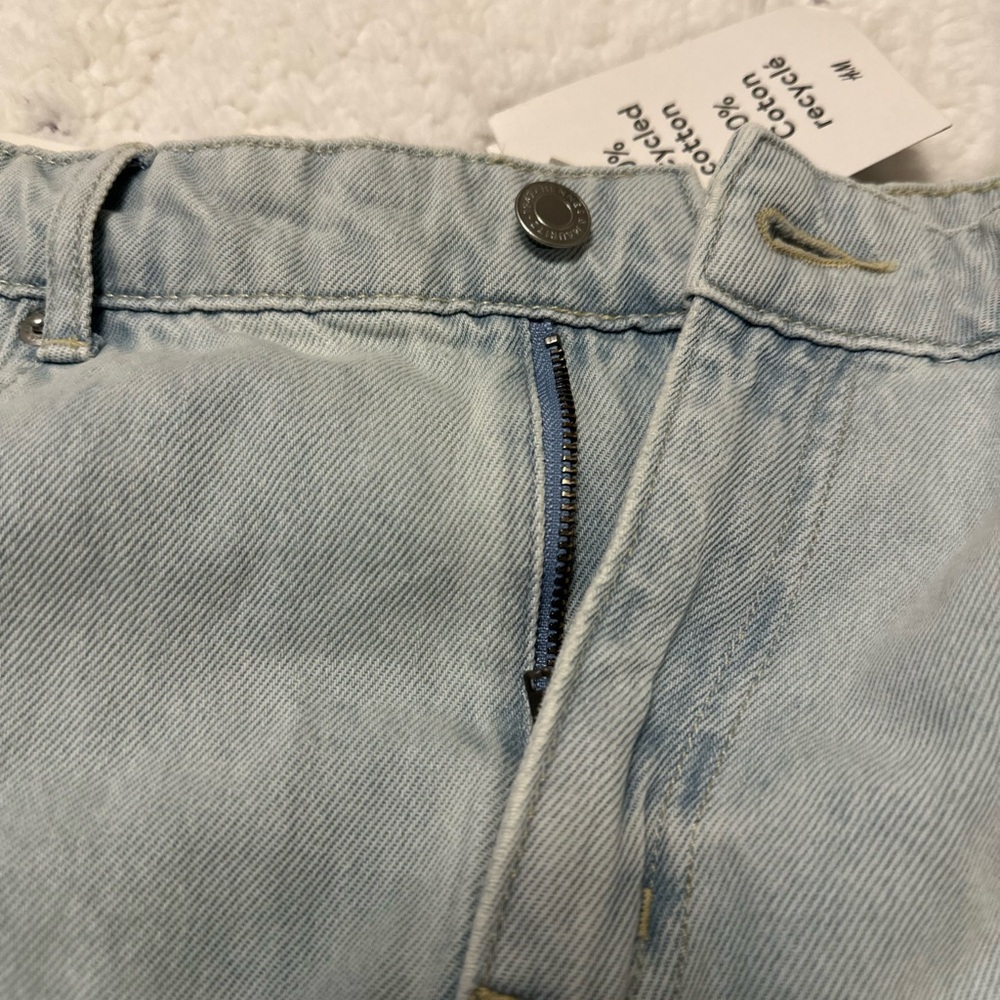 H&M Light Blue High Waist Wide Leg Jeans for Women - SZ 8 NWT - Picture 8 of 10